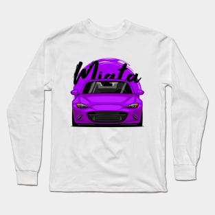 Purple Miata MX5 ND Long Sleeve T-Shirt